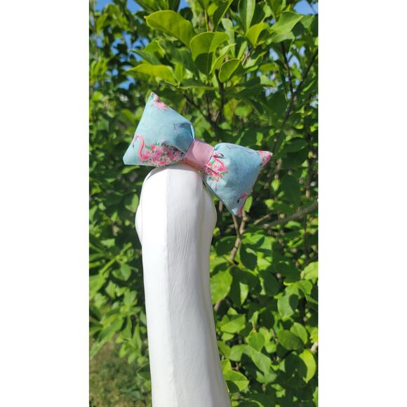 Porch Goose Bikini Wings & Bow Outfit Summer Bathing Suit Beach Floral Flamingos - Picture 7 of 11